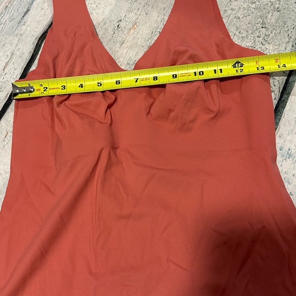 Knix LuxeLift evolution tank top coral pink M+ 34E 34F 34G bra shapewear neutral - Picture 4 of 6